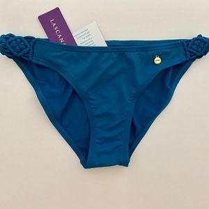 NWT Lascana Low Rise Macrame Side Bikini Swim Bottom